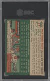 Phil Rizzuto from the 1954 Topps set graded by SGC and given an overall grade of 4.