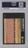 Kevin Durant from the 2007-08 Topps set graded by PSA and given an overall grade of 9.