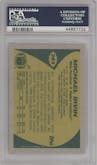 Michael Irvin from the 1989 Topps  set graded by PSA and given an overall grade of 10.