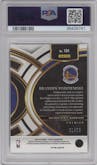 Brandin Podziemski from the 2023-24 Panini Select  set featuring a White Disco  parallel graded by PSA and given an overall grade of 9.