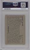 Robert Miller from the 1952 Bowman Small set graded by PSA and given an overall grade of 5.