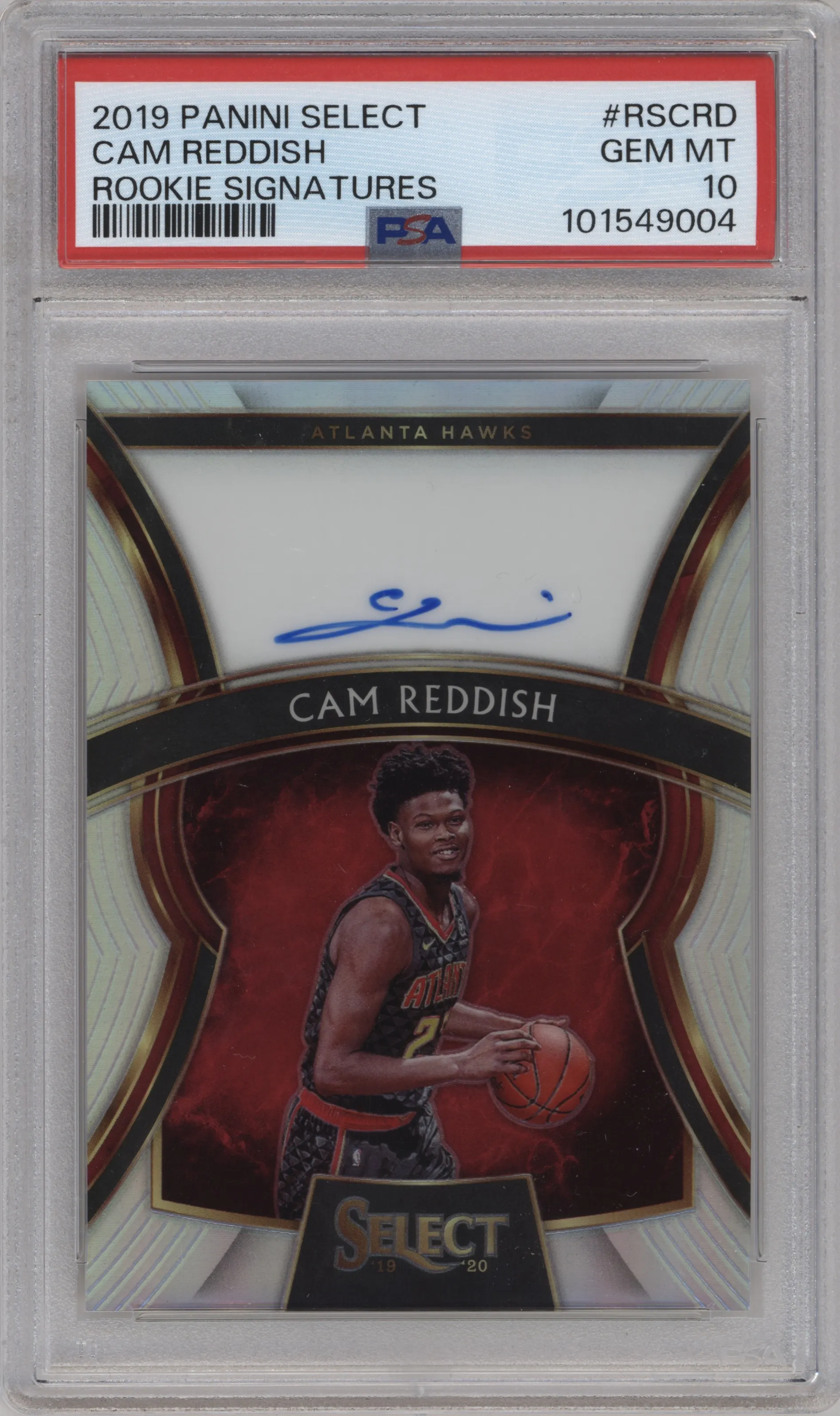 2019 Panini Select Rke.Sig. Cam Reddish PSA 10