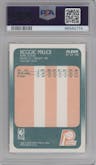 Reggie Miller from the 1988-89 Fleer set graded by PSA and given an overall grade of 9.