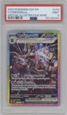 Hydreigon ex from the 2024 Pokemon SV set graded by PSA and given an overall grade of 9.