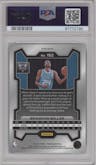 Brandon Miller from the 2023-24 Panini Prizm set featuring a Green Prizm parallel graded by PSA and given an overall grade of 10.