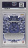 Anthony Richardson from the 2023 Panini Mosaic set graded by PSA and given an overall grade of 10.