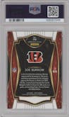 Joe Burrow from the 2020 Panini Select set graded by PSA and given an overall grade of 9.