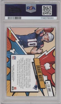 Drake Maye  from the 2024 Panini Absolute set graded by PSA and given an overall grade of 9.