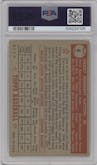 Grady Hatton from the 1952 Topps set graded by PSA and given an overall grade of 4.