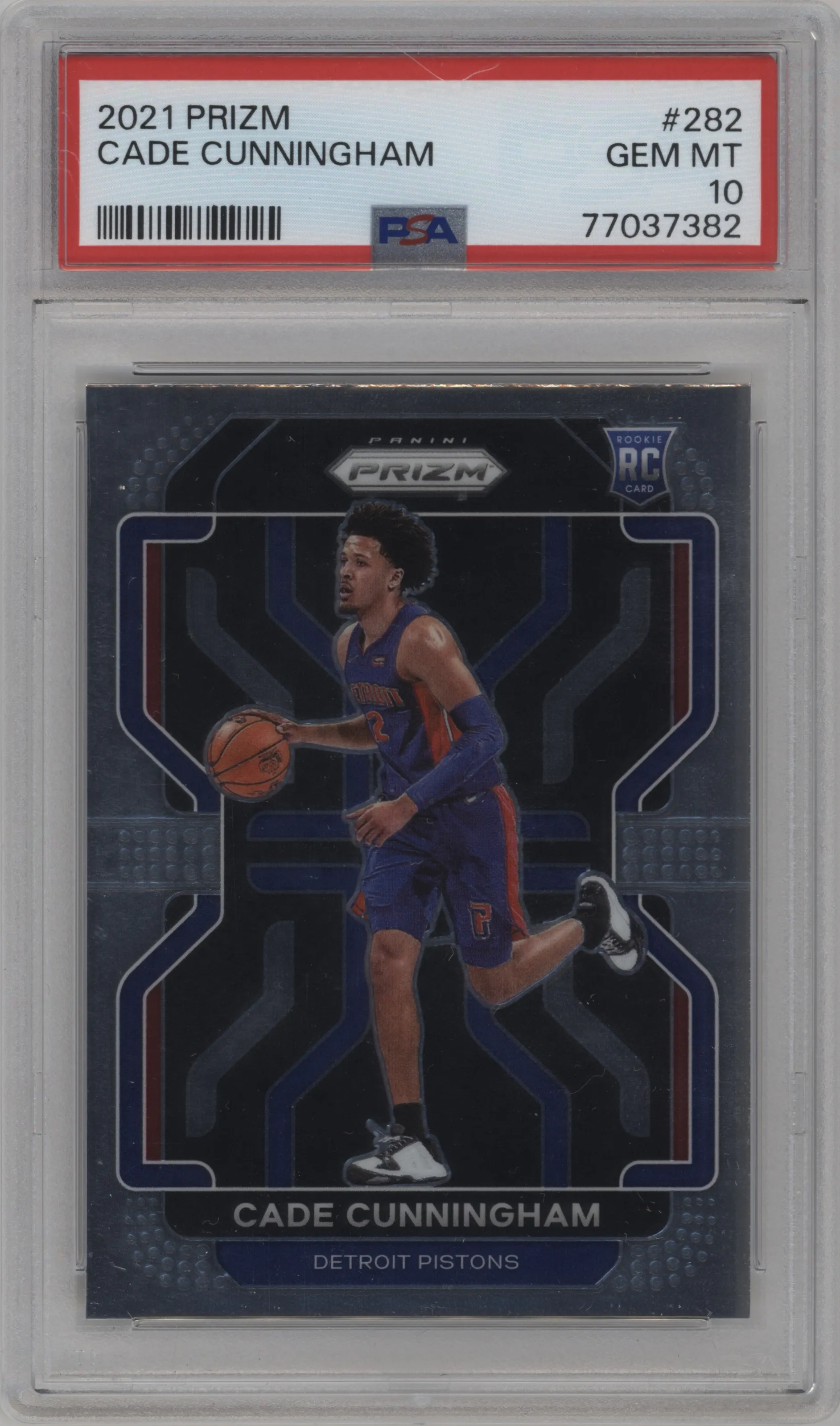 2021 Panini Prizm Cade Cunningham #282 PSA 10