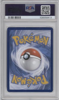Mew ex from the 2023 Pokemon SV set graded by PSA and given an overall grade of 6.