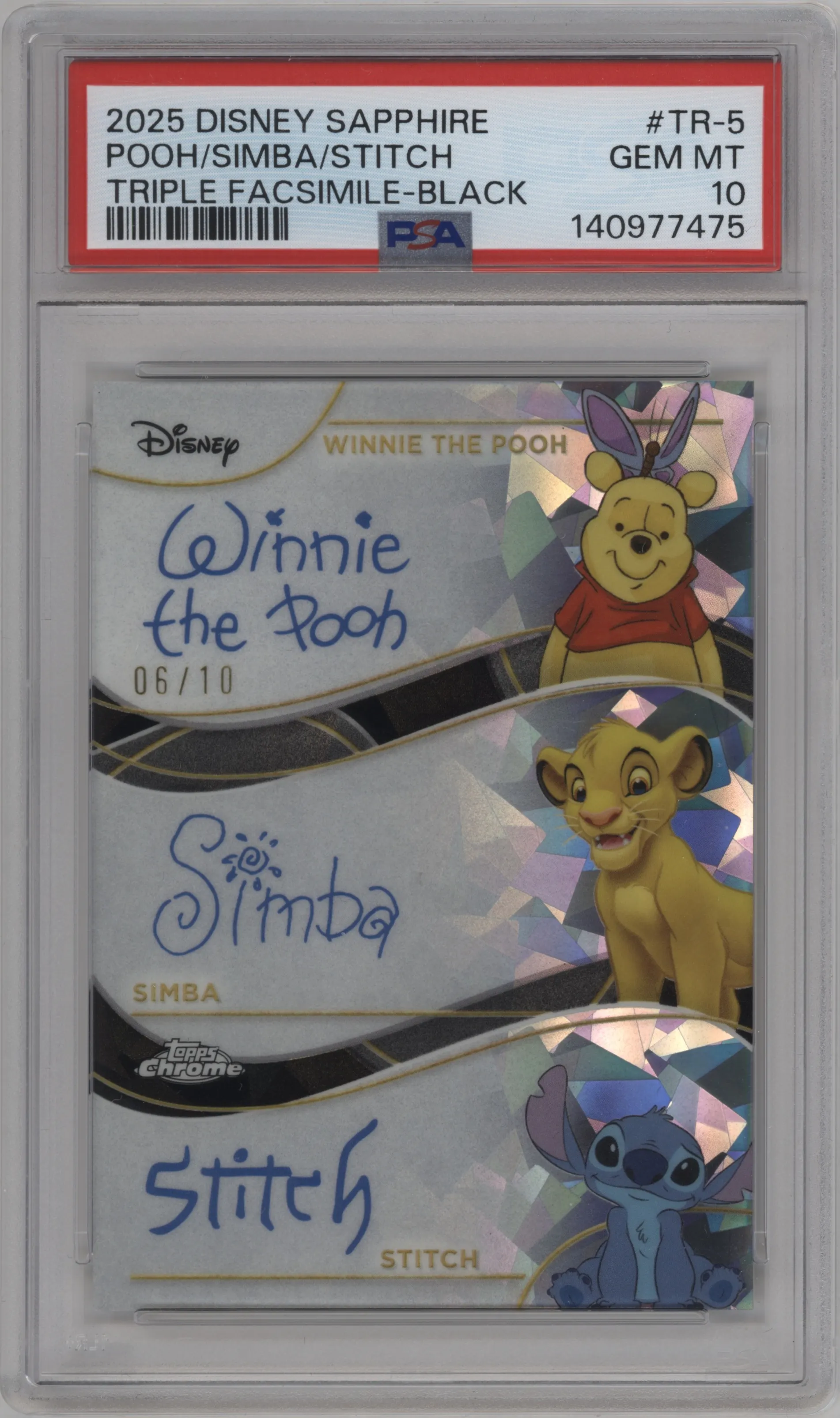 Winnie the Pooh/Simba/Stitch 