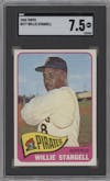 Willie Stargell from the 1965 Topps set graded by SGC and given an overall grade of 7.5.