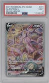 Espeon V from the 2021 Pokemon SWSH JPN set graded by PSA and given an overall grade of 9.