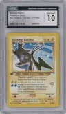 Shining Raichu from the 2002 Pokemon Neo Genesis set graded by CSG and given an overall grade of 10.