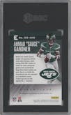 Ahmad "Sauce" Gardner  from the 2022 Panini Chronicles set graded by SGC and given an overall grade of 9.5.