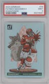 Patrick Mahomes II  from the 2023 Panini Donruss set graded by PSA and given an overall grade of 9.