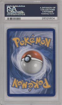 Umbreon Gold Star from the 2007 Pokemon set graded by PSA and given an overall grade of 9.