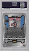 Bryce Young from the 2023 Panini Prizm set featuring a Red/White/Blue parallel graded by PSA and given an overall grade of 9.