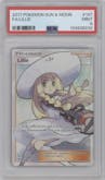 Lillie from the 2017 Pokemon S&M set graded by PSA and given an overall grade of 9.