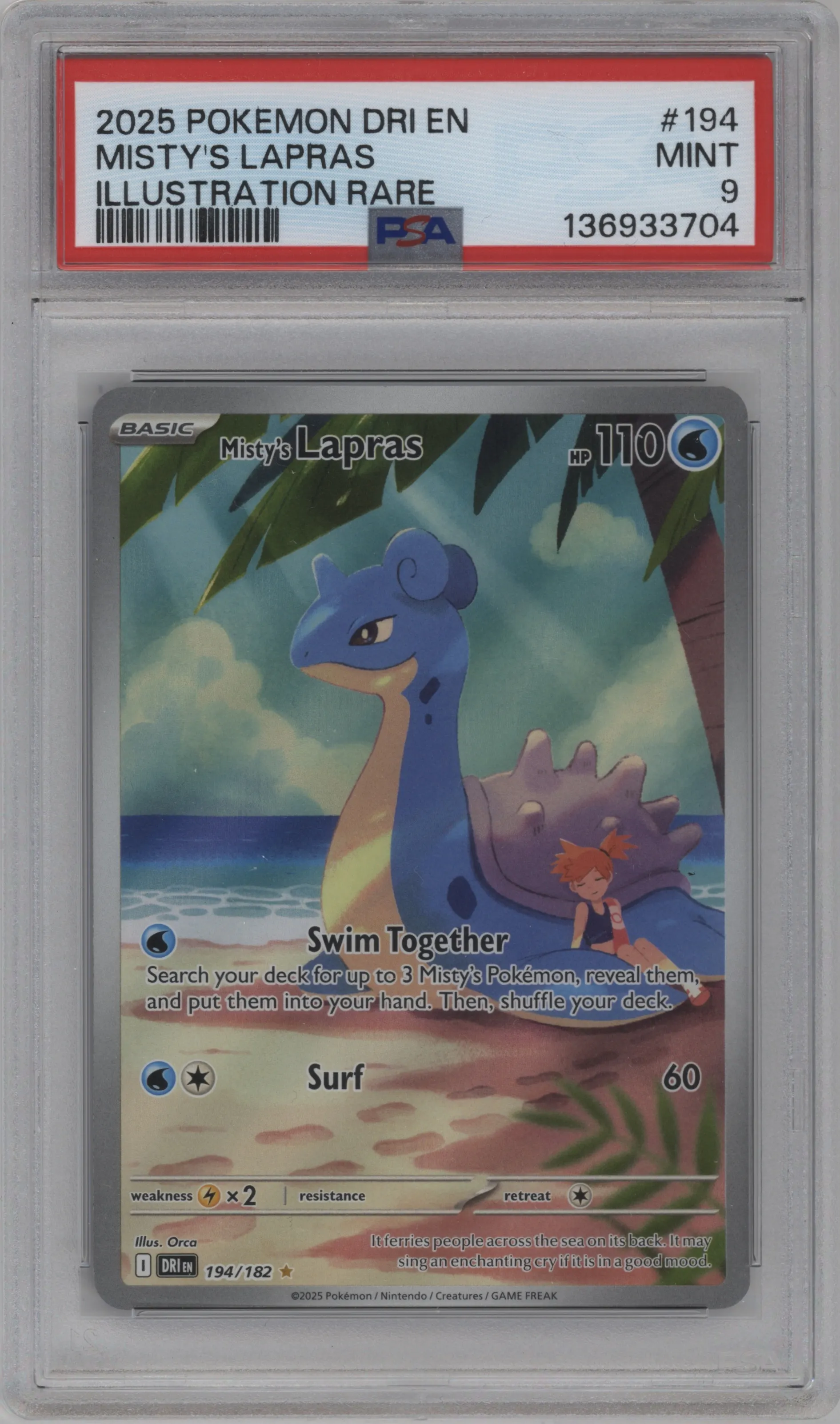 Misty's Lapras