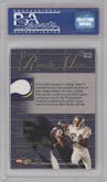 Randy Moss from the 1998 Collector's Edge Advantage set graded by PSA and given an overall grade of 9.