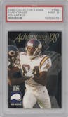 Randy Moss from the 1998 Collector's Edge Advantage set graded by PSA and given an overall grade of 9.