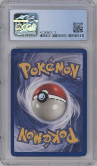 Charizard from the 1999 Pokemon set graded by CSG and given an overall grade of 7.5.
