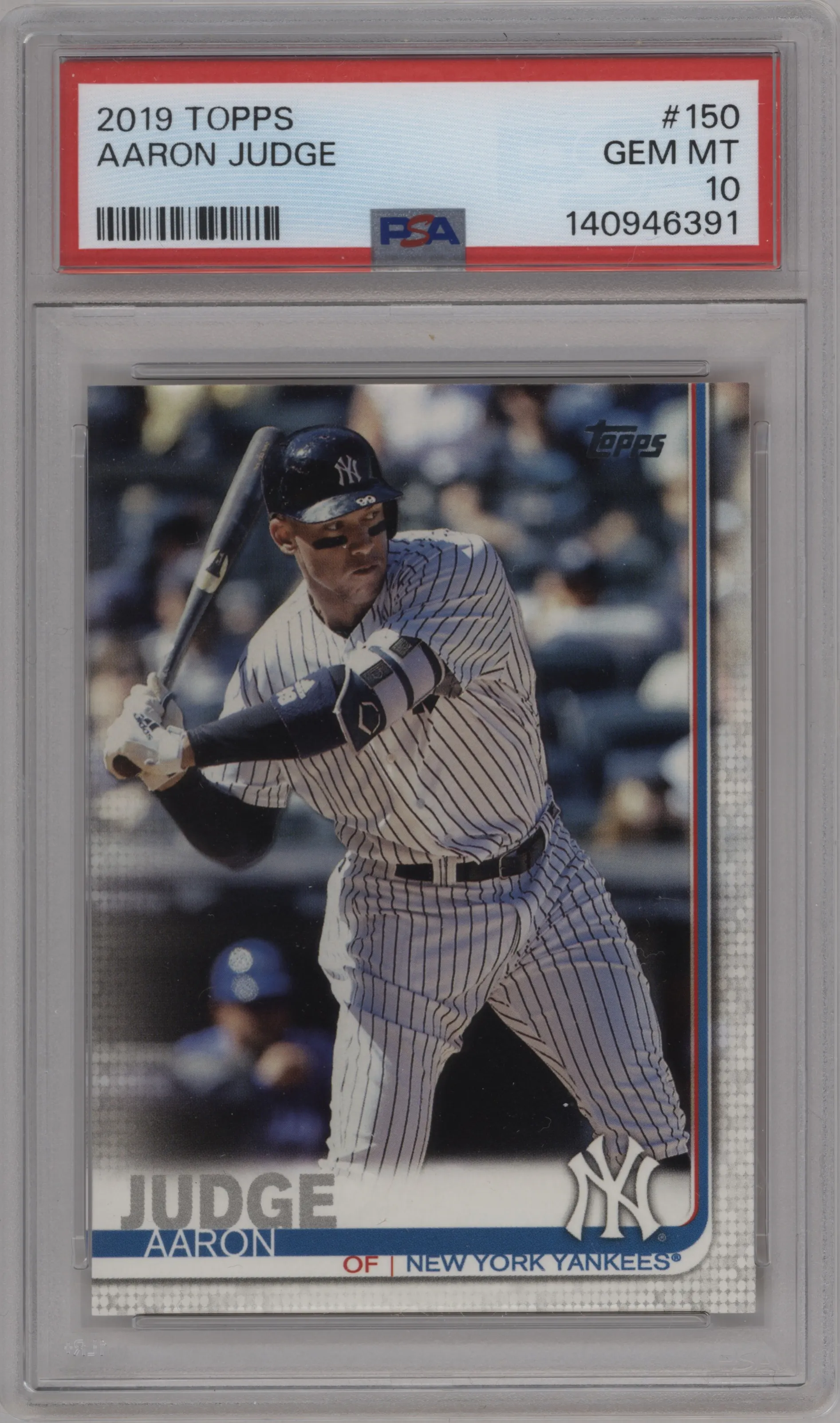 2019 Topps Series 1 Aaron Judge #150 PSA 10