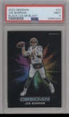 Joe Burrow from the 2023 Panini Obsidian set graded by PSA and given an overall grade of 9.