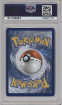 Celebi V from the 2021 Pokemon SWSH set graded by PSA and given an overall grade of 10.