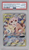 Togepi/Cleffa/Igglybuff GX from the 2019 Pokemon S&M  set featuring a 2020 YAAA Small Mighty Premium Collection parallel graded by PSA and given an overall grade of 10.