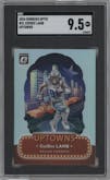 CeeDee Lamb from the 2024 Donruss Optic set graded by SGC and given an overall grade of 9.5.