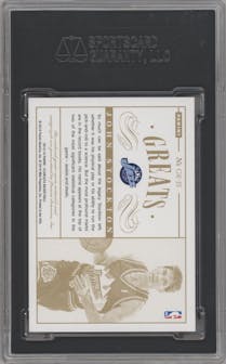 John Stockton from the 2013-14 Panini Flawless set graded by SGC and given an overall grade of 10.