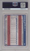 Ronald Acuna Jr. from the 2018 Topps Big League set graded by PSA and given an overall grade of 10.