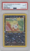 Togepi from the 2001 Pokemon Neo Genesis set graded by PSA and given an overall grade of 4.