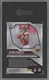 Jayden Daniels from the 2024 Panini Prizm set featuring a Disco parallel graded by SGC and given an overall grade of 9.5.