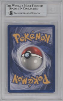Abra from the 1999 Pokemon set graded by Beckett and given an overall grade of 9.