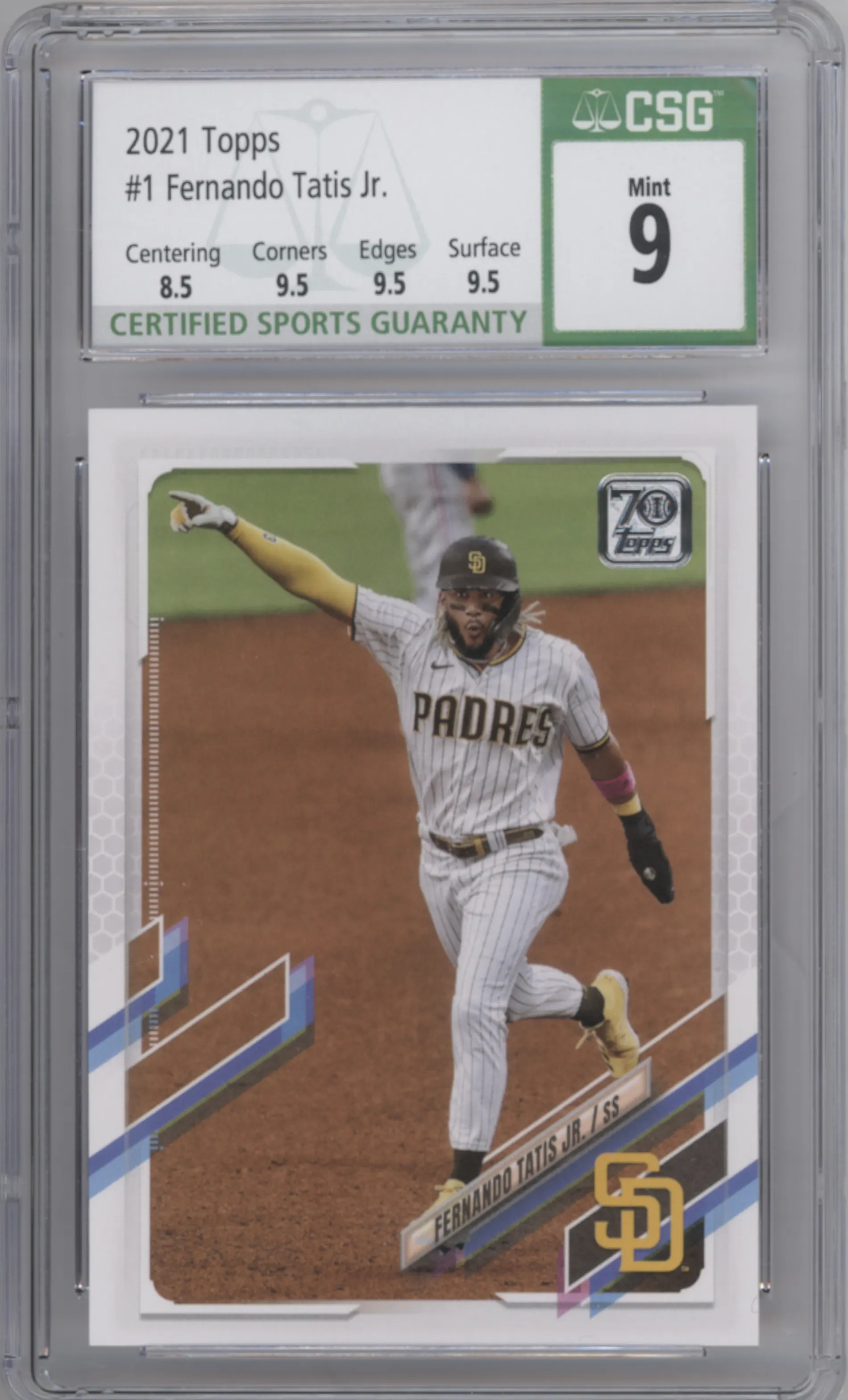 2021 Topps Series 1 Fernando Tatis Jr. CGC 9