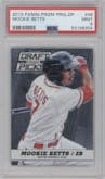Mookie Betts from the 2013 Panini Prizm Perennial Draft Picks set graded by PSA and given an overall grade of 9.