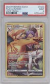Charizard from the 2022 Pokemon SWSH set graded by PSA and given an overall grade of 9.