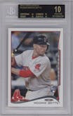 Mookie Betts from the 2014 Topps Update set graded by Beckett and given an overall grade of 10.