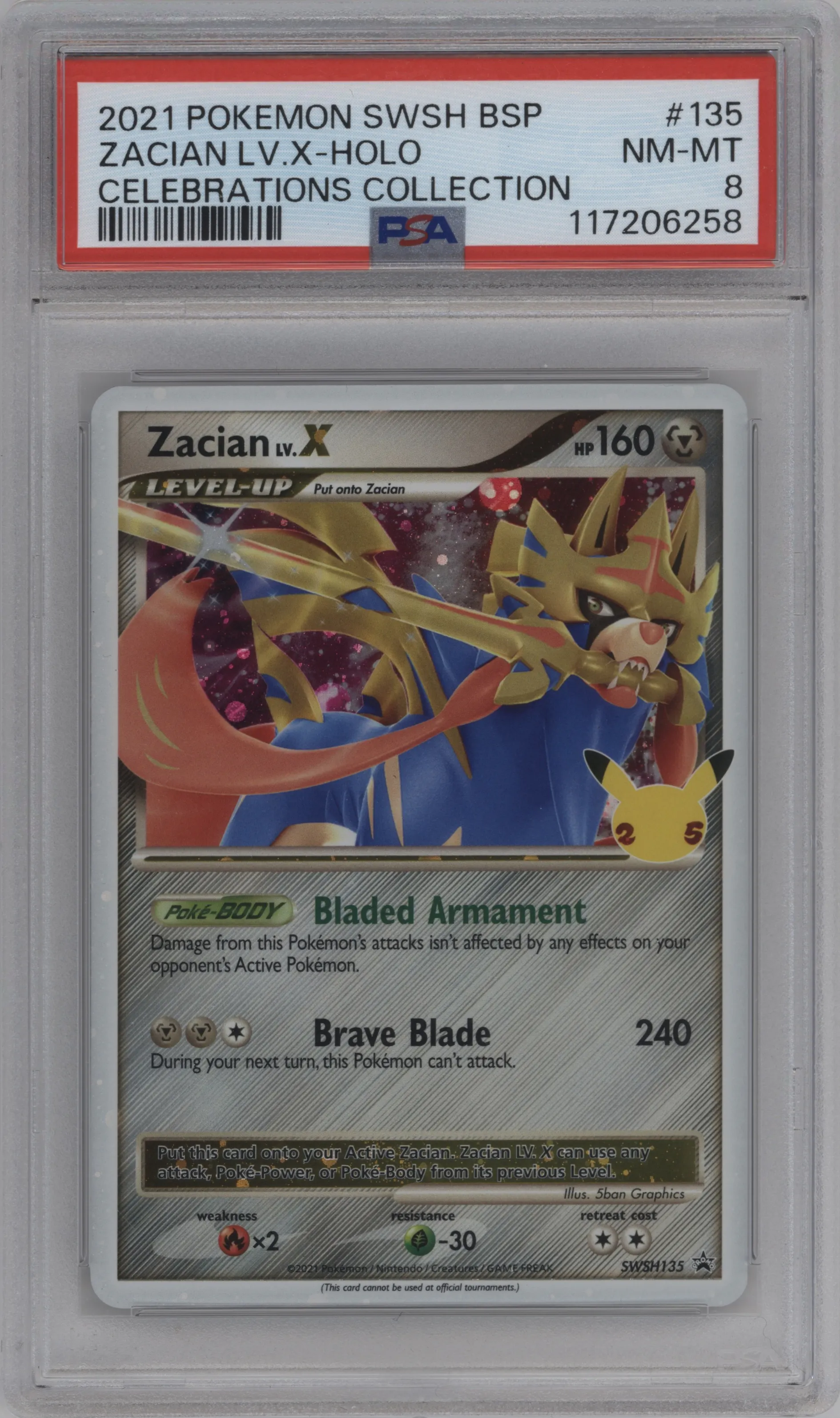 Zacian Lv. X