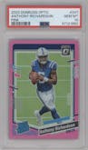 Anthony Richardson from the 2023 Donruss Optic set featuring a Pink parallel graded by PSA and given an overall grade of 10.