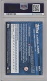 Aaron Judge from the 2017 Topps Series 1 set graded by PSA and given an overall grade of 10.