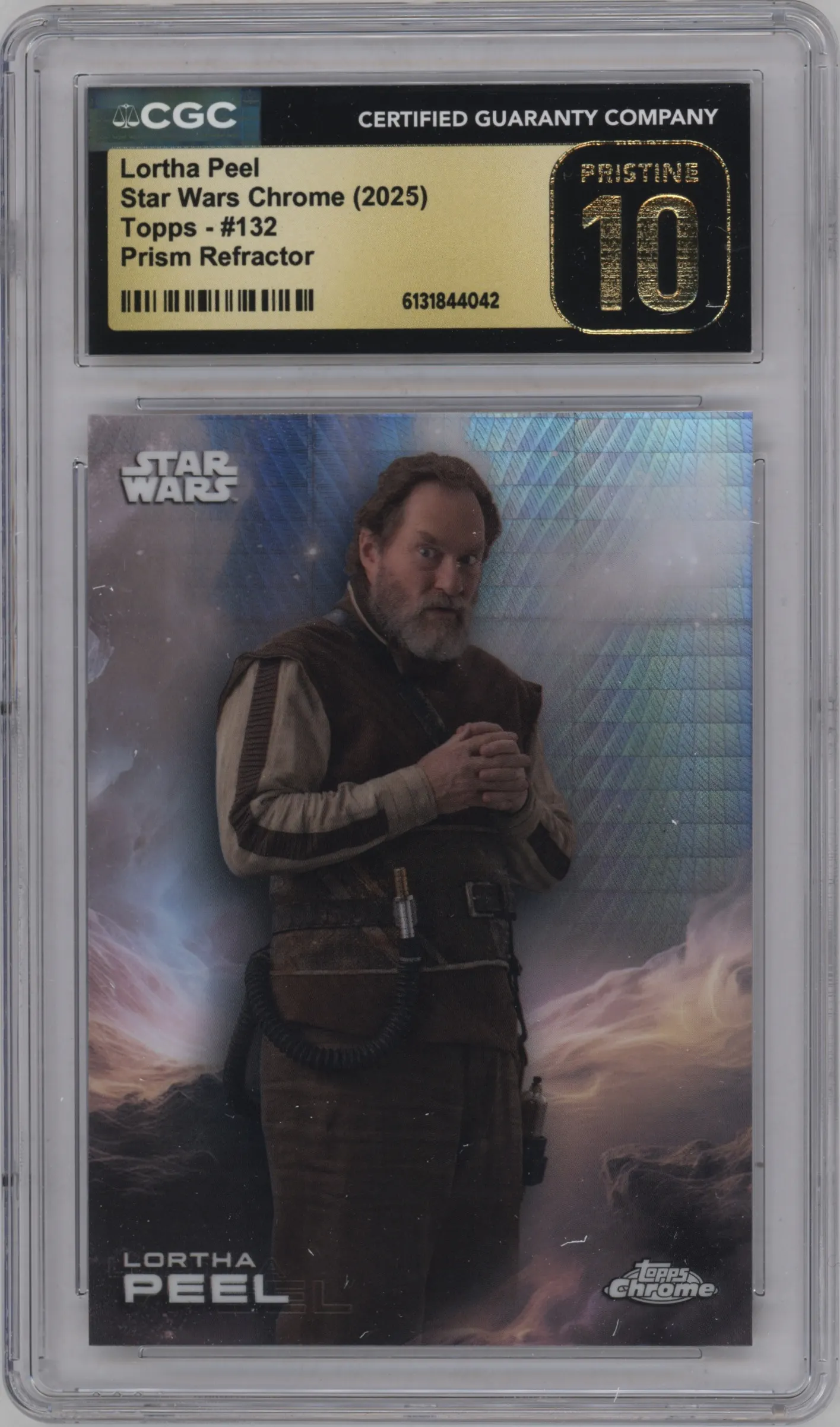 2025 Topps Chrome Star Wars Lortha Peel Prism Refractor CGC 10