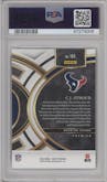 C.J. Stroud from the 2023 Panini Select set graded by PSA and given an overall grade of 10.