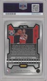 Bilal Coulibaly from the 2023-24 Panini Prizm set featuring a Fast Break Blue Prizm parallel graded by PSA and given an overall grade of 10.