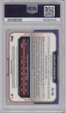 Walker Buehler from the 2015 Bowman Draft set featuring a Refractor parallel graded by PSA and given an overall grade of 10.