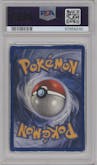 Gyarados from the 1999 Pokemon set graded by PSA and given an overall grade of 1.